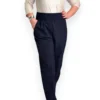 Pantalone plus-size cigaret crne