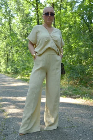 Pantalone plus-size SERENA ravna nogavica bez
