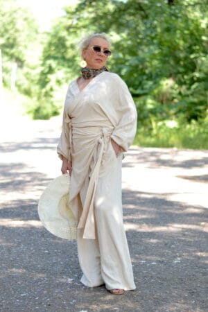 Pantalone i bluza plus size GINA bez