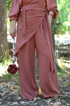 Pantalone plus size GINA terakota