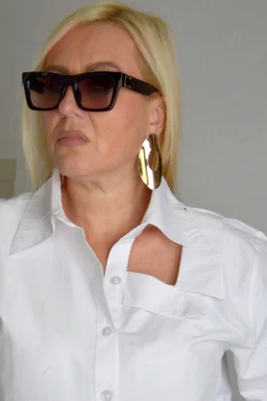 Košulja Plus-Size NORA - bela