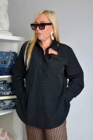 Košulja Plus-Size NORA - crna