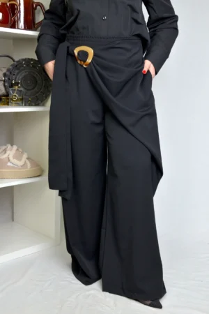 Pantalone Plus-Size GINA LUX crna