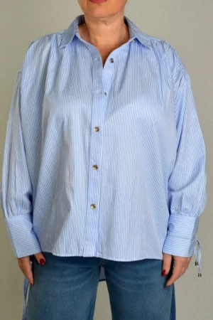 Prugasta košulja lora - plava